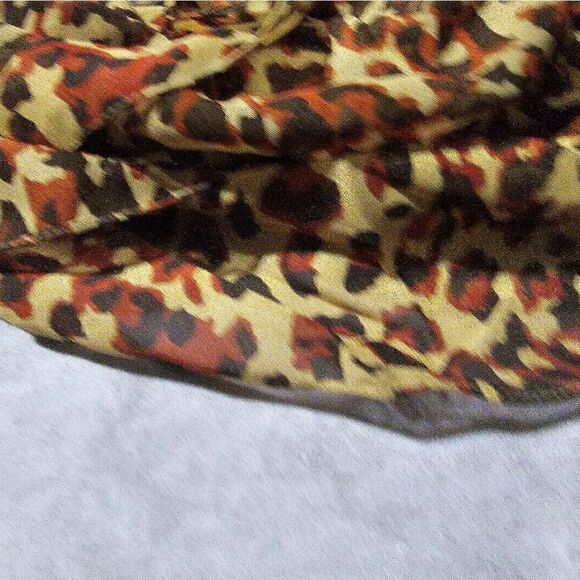 COLLECTION EIGHTEEN Cheetah Boa POLYESTER Scarf 13" x 72" - Picture 3 of 4